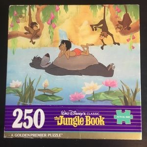 The Jungle Book 250 Piece Puzzle, featuring Mowgil & Baloo, Sealed, Vintage